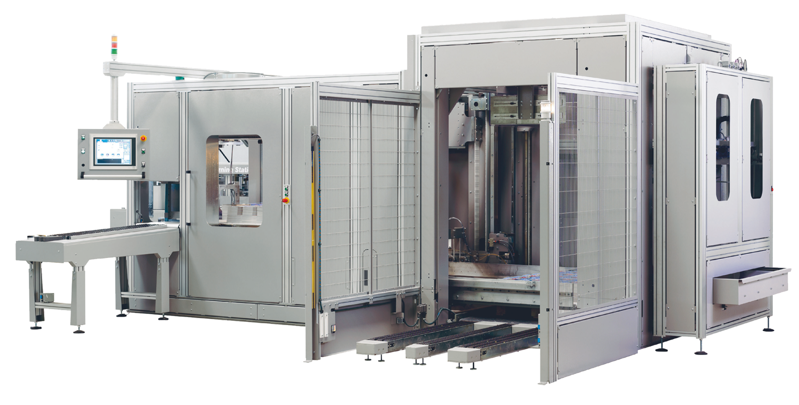 Automatic palletizer machines and machinery