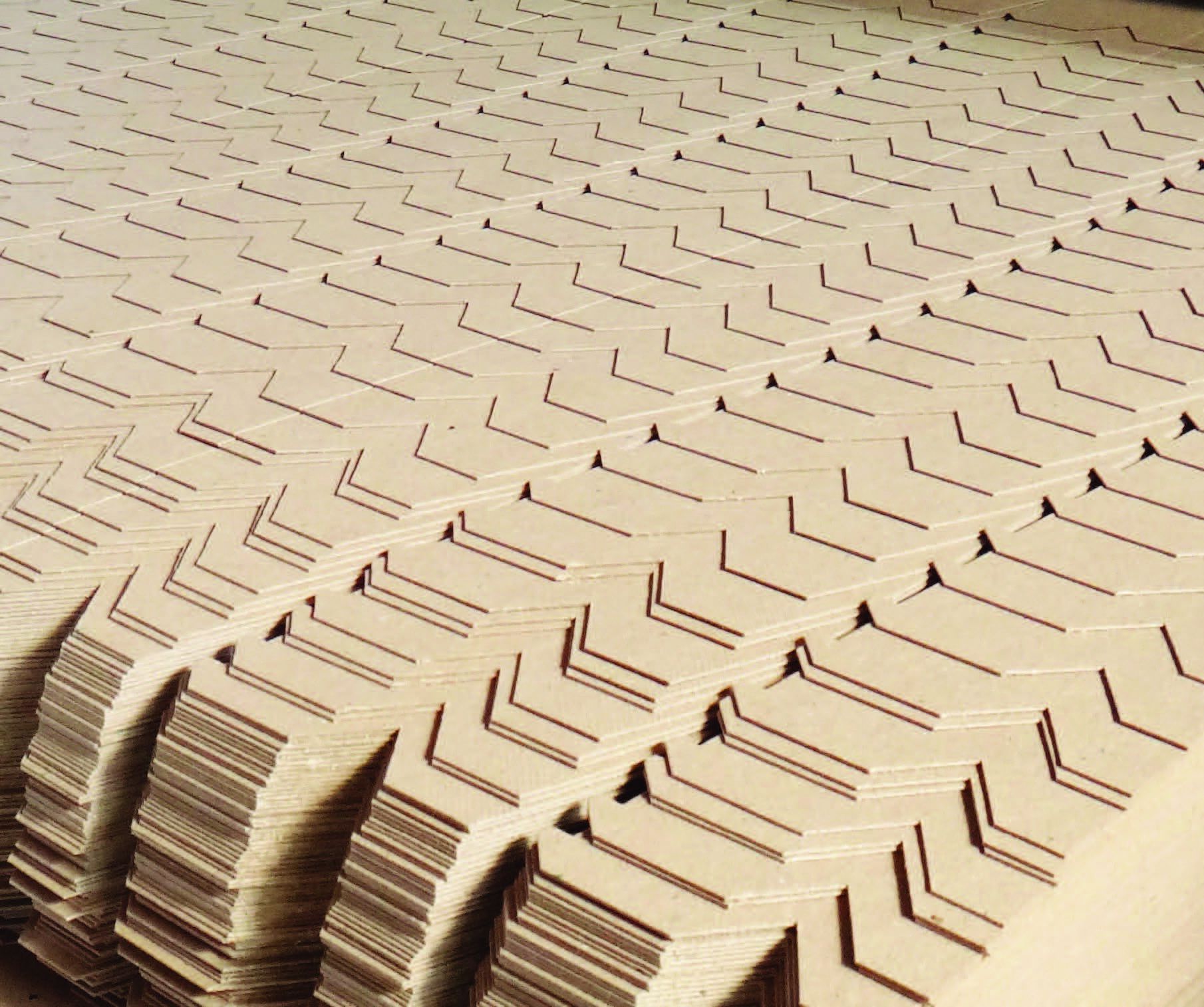 Alveari in cartone produzione fine linea